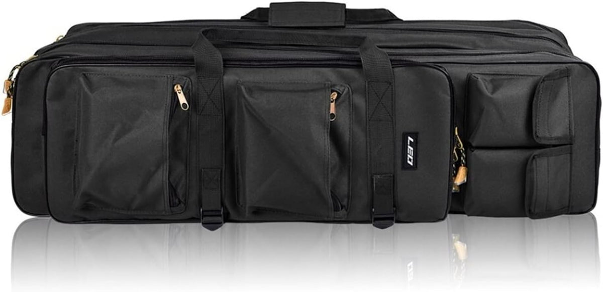 WMDSYGD Angelrutentasche - Dreilagiger Rucksack für Ruten und Rollen - Ausführung für 80 cm oder 100 cm Ausrüstung - Für Outdoor Angeln und Transport