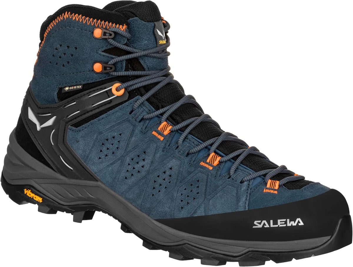 Salewa Outdoor Schuhe Größe 6 - Synthetisches Obermaterial mit wadenhohem Schaft - EVA Zwischensohle und Vibram Alpine Hiking Laufsohle - Farbe 0971 für Wandern