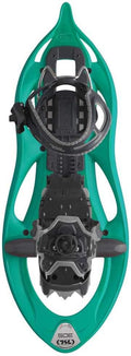 TSL 305 Original Damen Schneeschuhe - Aluminium in Grün mit Rahmen aus legiertem Stahl - bis 80 kg empfohlen - leichte Winterausrüstung mit 1,5 kg