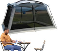 Tragbarer Schirm mit Moskitonetz - Weißer UV beständiger Outdoor Schirm mit umlaufendem Netz - Schutzbereich für Familien und Freizeit unterwegs - Für Picknick Garten Wandern Roadtrips und Reisen