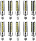 E26 E27 LED Leuchtmittel 50 W 10 Stück - 5000 Lumen mit 360 Grad Abstrahlwinkel - Integrierter Lüfter und 3000 K bis 6000 K - Für gewerbliche Beleuchtung bei 100 bis 277 V