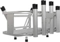 Extreme Max 3005 4257 Kombiständer - Aluminiumhalter für Angelruten und Kühlbox - Silber 58 Komma 4 x 71 Komma 1 x 48 Komma 3 cm - Für Jetski und Wassermotorrad