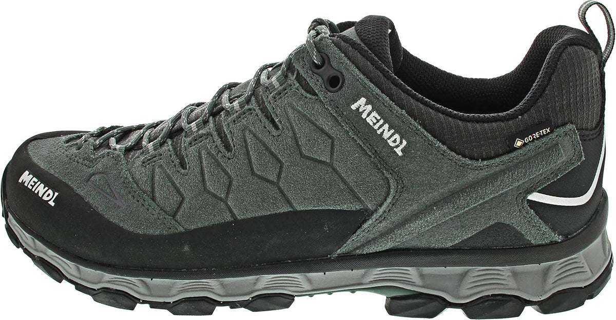 Meindl Lite Trail GT Herren Trekking Schuhe - Veloursleder und Mesh mit GORE TEX Futter - Gummisohle und Kurzschaft - Wanderschuhe für Outdoor Touren
