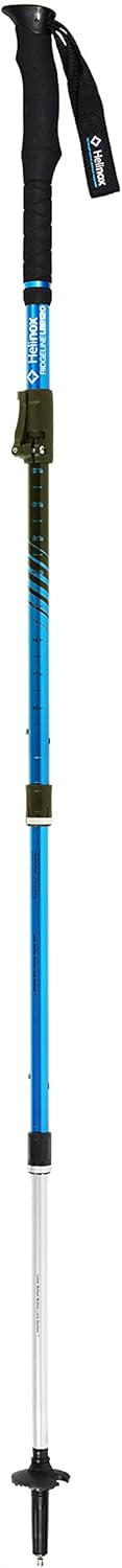 Helinox Ridgeline Trekkingstöcke - Ultraleichte Aluminium Wanderstöcke in Blau - Ausgezogene Länge 120 cm - Für Trekking Wandern und Outdoor Touren