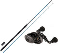 Revo4 Beast 41 LH Schleppcombo - Linkshand Baitcastrolle mit 2 Komma 44 m Carbonrute - Rutenklasse 20 bis 30 lb - Für Trolling auf Hecht Lachs und Dorsch