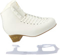 L'Estel Skates Edea Schlittschuhe Größe 41 - Edea Stiefel mit Club 2000 Klingen - Leder und legierter Stahl in Weiß - Für Einzel und Doppelsprünge beim Eislaufen