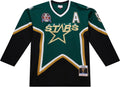 Mitchell und Ness Mike Modano 1998 Dallas Stars NHL Jersey - Forest Green aus 100 Prozent Polyester - Streetwear Trikot für Erwachsene - Handwäsche