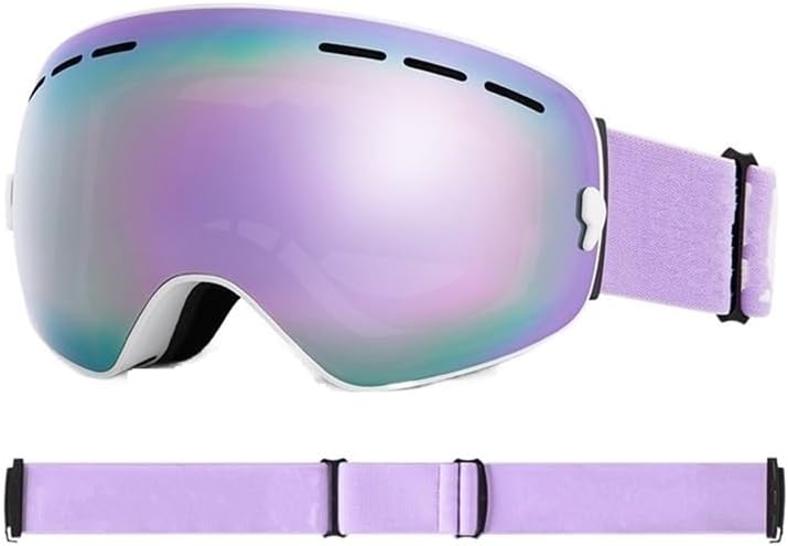 ZGYOZMNG Skibrille Variante 14 - UV400 Schutz und Antibeschlag Scheibe - Schneebrille für Herren und Damen - Für Skifahren Snowboard Motorrad und Outdoor Sport