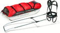 Expeditions Pulk Kite 140 - 147,3 x 63,5 x 22,9 cm mit verstärktem Gurtzeug und Schaft - Aluminium und Gewebe - für Skitouren Trekking und Expeditionen