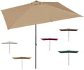 Generisch rechteckiger Wandschirm - Verstellbarer Sonnenschirm 250 x 130 cm in Khaki für Wandmontage - UV Schutz für platzsparende Außenbereiche - Für Balkon Terrasse und Hauswand