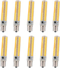 E14 LED Corn Leuchtmittel 7 W - 10 dimmbare Lampen mit 136 SMD 5730 LEDs und 600 bis 700 lm - Kompakte Maiskolben Bauform für E14 Fassungen - Für Garage und Innenbeleuchtung