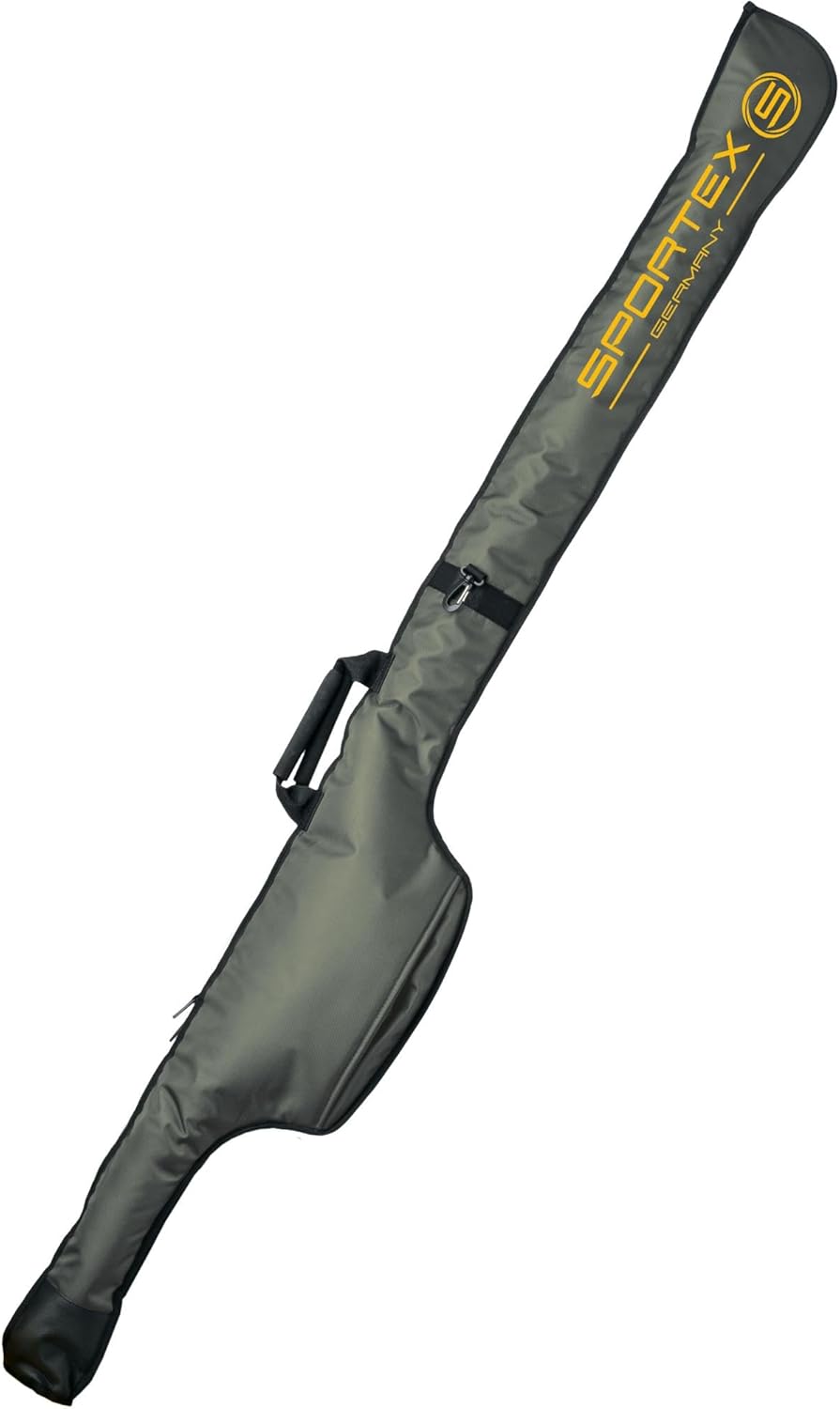 Sportex Single Karpfenfutteral - Rutentasche für eine Karpfenrute - Länge 195 cm für Transport und Lagerung - Modell 310209 für Angeltouren