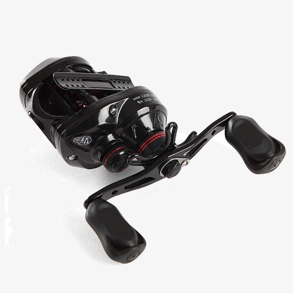Black Ray Wassertropfen Angelrolle Argento - Baitcasting Rolle mit Magnetbremse - 344 g für Langstreckenwürfe - Mit Anti Explosions Schnurführung
