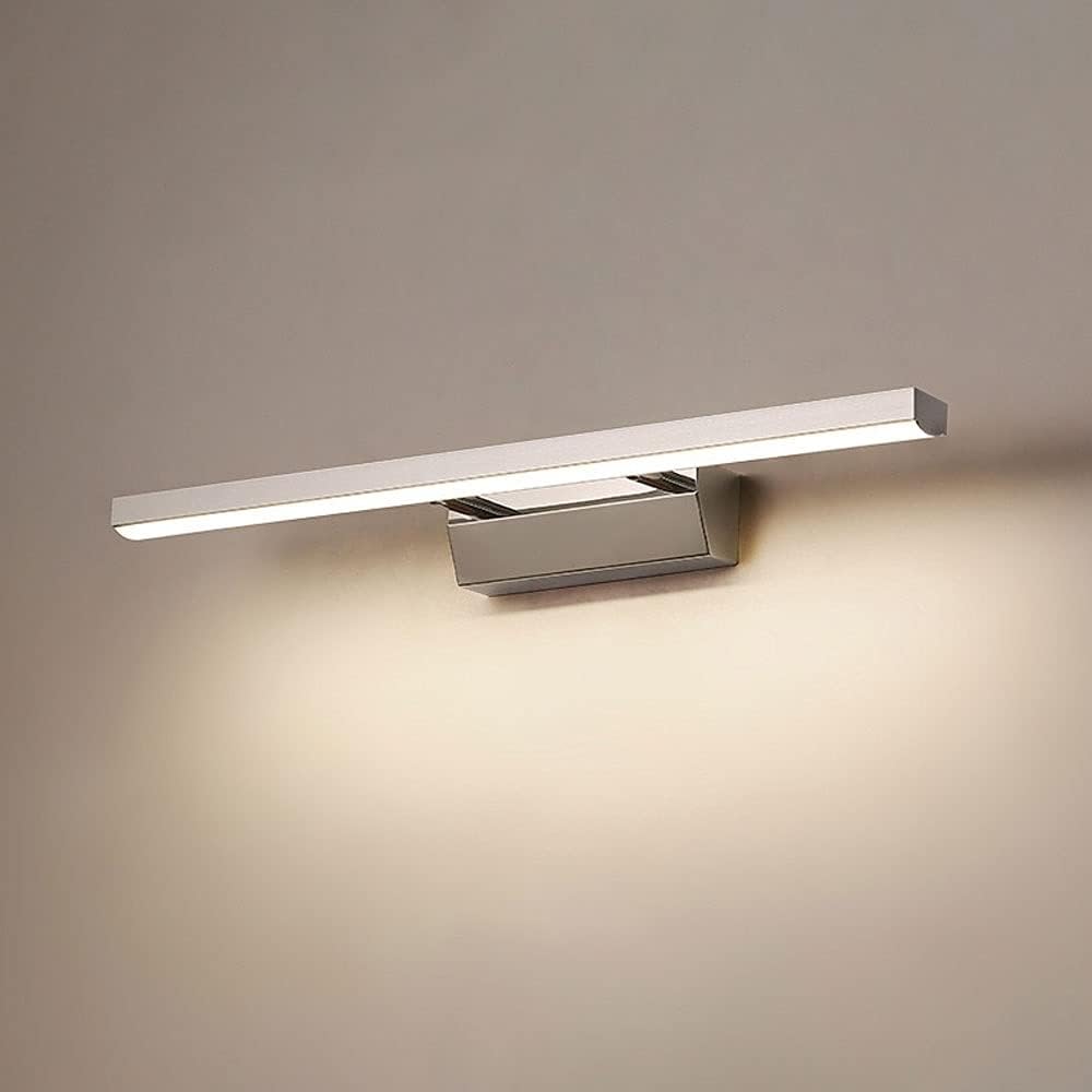 LED Spiegel Frontleuchte 40 cm - Metall Waschtischleuchte mit 3000 K warmweißem Licht - Für Badezimmer Spiegel und Spiegelschrank - Wandleuchte für Schminktisch und Waschraum