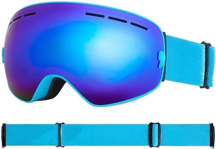 ZGYOZMNG Skibrille B - UV400 Schutz und Antibeschlag Funktion - Schneebrille für Herren und Damen - Für Skifahren Snowboard Motorrad und Reitsport