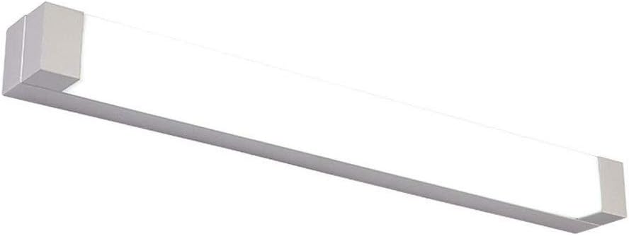 LED Badezimmer Frontleuchte 46 cm - Einfache Spiegel und Waschtischbeleuchtung für Wandmontage - Kompakte Lichtleiste für tägliche Pflege - Für Bad Umkleideschrank Toilette und Spiegelbereich