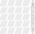 CLAR R7S Halogen Leuchtmittel 200 W - 118 mm Halogenstab für kompatible R7S Fassungen - Dimmbares kabelgebundenes Leuchtmittel - 100er Pack für umfangreiche Anwendungen