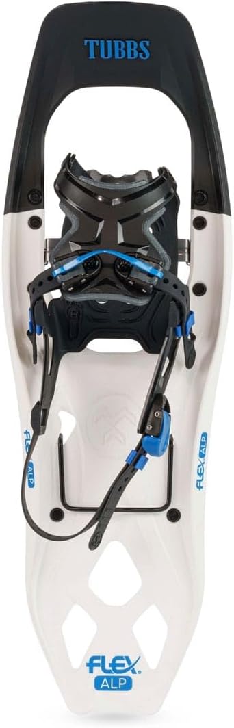 Tubbs Flex ALP 2023 Schneeschuhe - Weiß Größe 25 mit Aluminium und Stahlrahmen - 63 x 21 cm bis 90 kg - Für alpines Gelände und anspruchsvolle Wintertouren