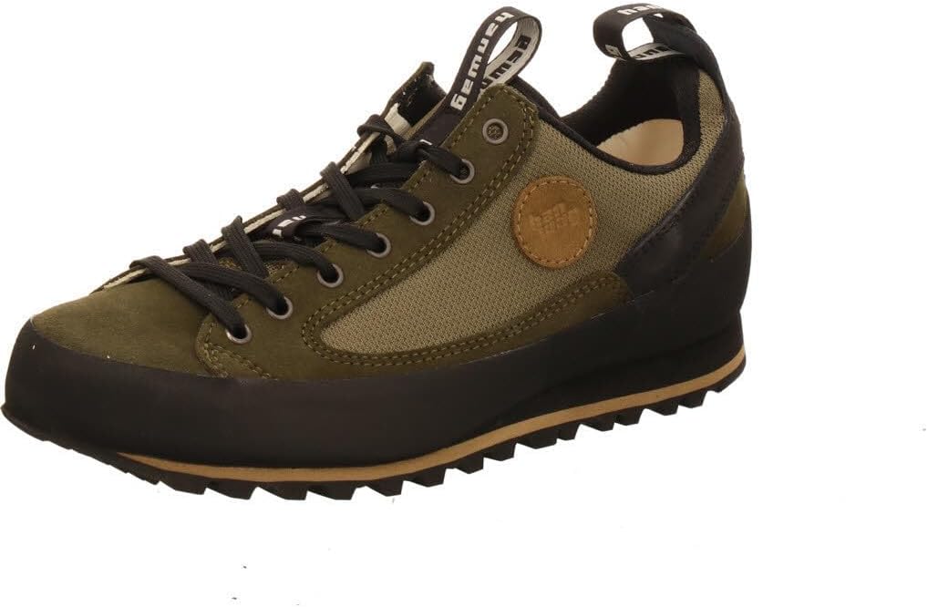 Hanwag Rotpunkt Low LL Wanderschuhe - Wildleder mit Gore Tex Innenmaterial - Gummisohle und Schnürverschluss - Für Wandern Trekking Reisen und Outdoor Aktivitäten