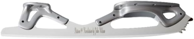 Wilson Pattern 99 Revolution Eiskunstlaufklingen - Stahlklingen in Metallic Optik - Größe 10,25 Zoll für Unisex Jugend - Für Training Wettbewerb und Eiskunstlauf