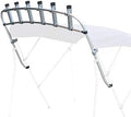 Oceansouth Clamp On Angelrutenhalter - Aluminiumhalterung für Bimini Gestänge - Klemmmontage ohne festen Einbau - Für Bootsangeln und platzsparende Rutenablage