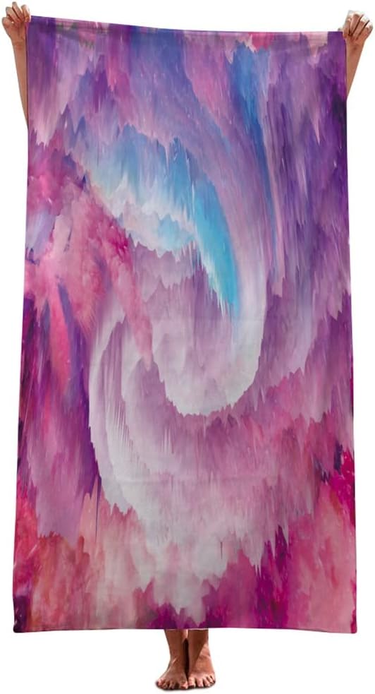 LiChA Strandtücher 2 Stück 80 x 160 cm - schnell trocknend für Wassersport und Outdoor - tragbare Yoga Matten und Handtücher - für Strandliege Pool Reise und Freizeit