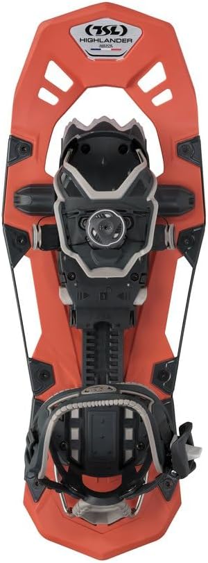 TSL Highlander Original 2 Schneeschuhe - Kunststoff Konstruktion mit Kunststoffrahmen - Bis 80 kg Nutzergewicht empfohlen - Schwarz für Schneewandern und Winter Outdoor