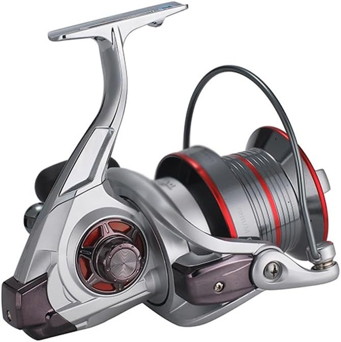 Dayuan Angelrolle Typ 9000 - Casting und Spinnrolle mit 247 g Gewicht - Für Meeresrute und Ankerangeln - Kompakte Schnurrolle für See Fluss und Küste
