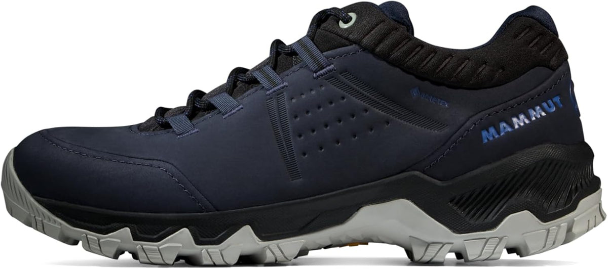 Mammut Nova IV Low GTX Damen Wanderschuhe - Nubukleder mit Gore Tex Performance Comfort - Gummisohle und 3D Memo Foam - Für Trekking Wandern und Outdoor Freizeit