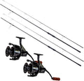 Ultimate Indura X Carp Combo - Karpfenrute mit 12 ft Länge und 3 lb Testkurve - Beidseitig nutzbare Unisex Ausführung - Für Ansitzangeln auf Karpfen
