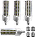 LED Maislampe 150 W - 19500 Lumen mit E26 E27 Sockel - Inklusive E39 E40 Adapter für großflächige Beleuchtung - Für Garage Innen und Außenbereiche