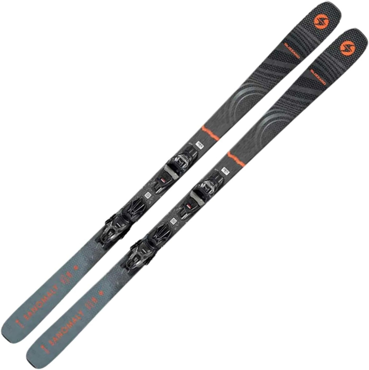 Blizzard Anomaly R Alpinski 182 cm - Freeride Rocker mit TPC 10 Demo Bindung Z3 bis 10 - Grau aus Kunststoff - Allmountain Ski für Piste und Gelände