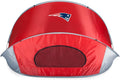 PICNIC TIME NFL Picknickzelt - Rot einfarbig mit Fiberglas und Metallrahmen - Für Picknick und Freizeit im Freien - Robuste Konstruktion für Ausflüge und Outdoor Nutzung