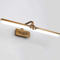 LED Badezimmer Spiegelleuchte 61 cm - Wasserdichte Frontleuchte mit kaltweißem Licht für Waschtisch - Beschlagfreie Make up Beleuchtung - Antik Messing Wandleuchte für Spiegel und Badezimmer