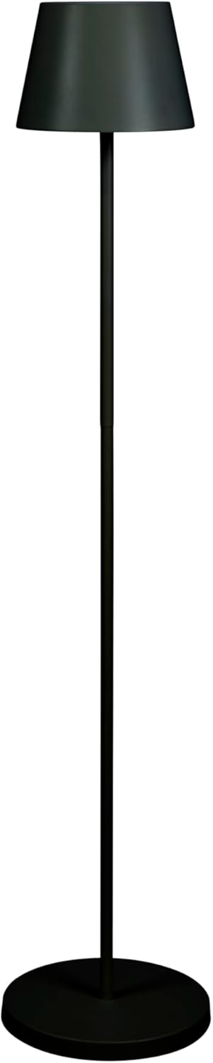 Konstsmide Pomezia M LED Stehlampe Schwarz - Kabellose Indoor und Outdoor Leuchte - Moderne lackierte Ausführung mit variabler Höhe - Bodenlampe für Terrasse Garten und Wohnbereich