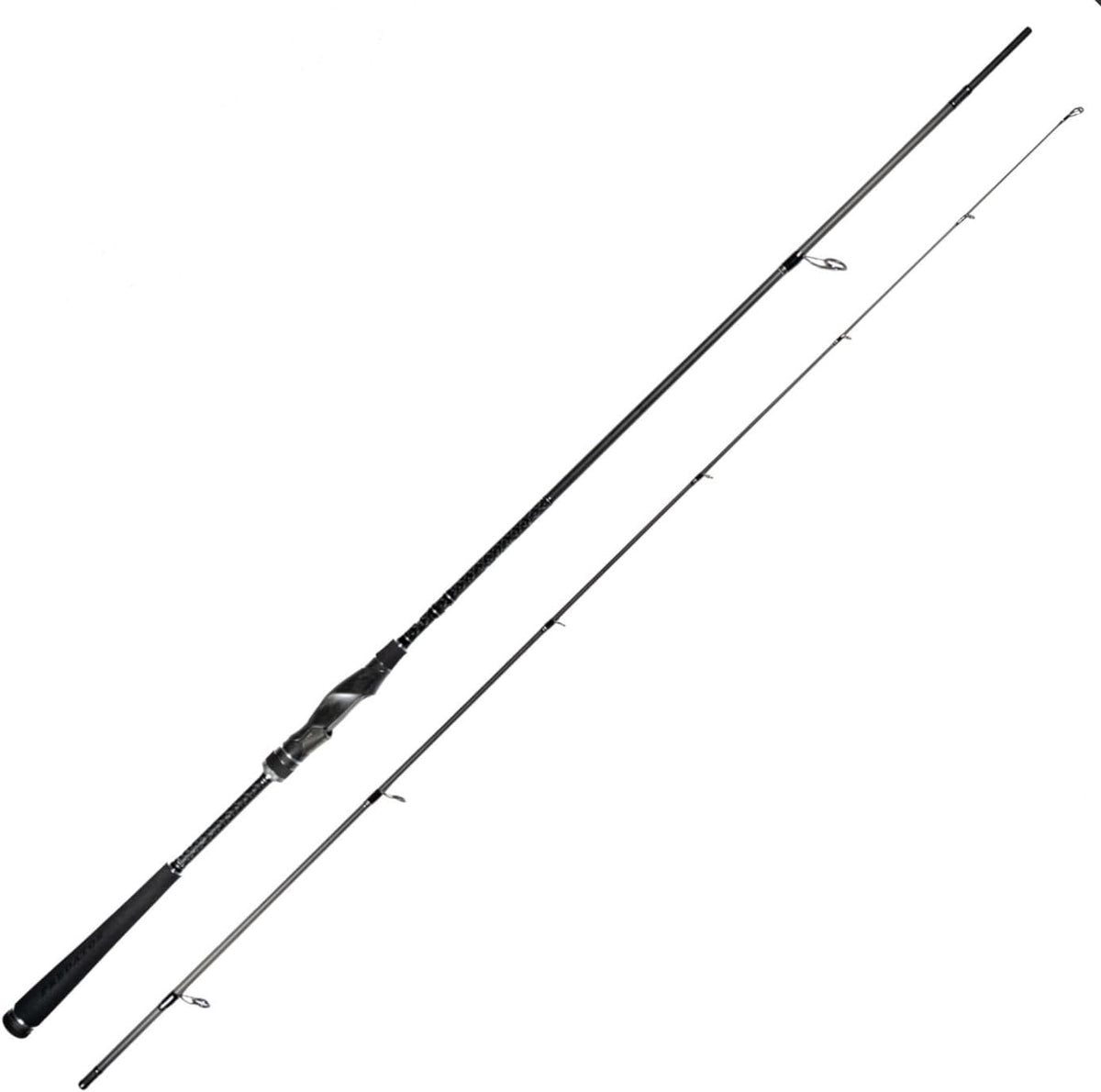 Hearty Rise Predator IV Spinnrute - Carbon Angelrute mit 2 Komma 52 m Länge - Wurfgewicht von 12 bis 56 g - Mehrfarbig für Raubfischangeln