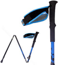 NATWEE Hiker Wanderstock - Verstellbarer Carbonstock bis 125 cm - EVA Griff und rutschfeste Gummibasis - Mit Hebelverschluss und Tragetasche für Camping und Trekking