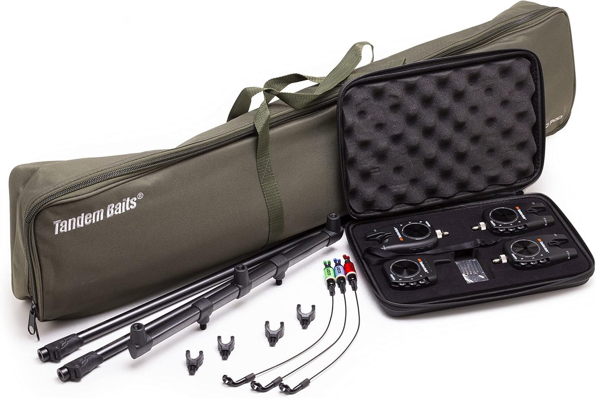 Tandem Baits Rhodium Pod Set - Rutenständer für geordnete Angelrutenablage - 5,32 kg Transportgewicht - Für Karpfenangeln an See Fluss und Kanal