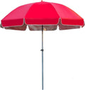 Garten Sonnenschirm mit Doppelschicht - Höhenverstellbarer Outdoor Parasol - Regenfeste und sonnenbeständige Schirmfläche - Für Strand Pool Terrasse und Garten