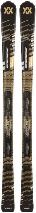 Völkl Peregrine 7,6 Ski Set Herren - Größe 175 mit FDT TP 10 Bindung - Schwarzer Alpinski für Erwachsene - Für fortgeschrittene Skifahrer