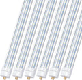 LED Röhre 2,4 m 90 W - 6 V förmige T8 T12 Lampen mit FA8 Anschluss - Kaltweißes Licht bei 6000 K und 270 Grad Abstrahlung - Einpoliger Ersatz für Leuchtstoffröhren