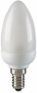 Risp Olivenlampe E14 7 W - 10 Leuchtmittel mit warmweißem Licht 827 - Kompakte Lampenform für E14 Fassungen - Für dekorative Wohnraum und Innenbeleuchtung