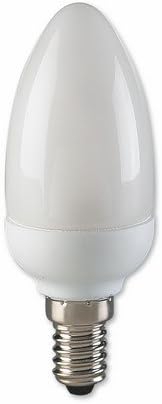 Risp Olivenlampe E14 7 W - 10 Leuchtmittel mit warmweißem Licht 827 - Kompakte Lampenform für E14 Fassungen - Für dekorative Wohnraum und Innenbeleuchtung