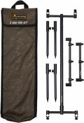 Prologic K1 Rod Pod 3 Rod - Aluminium Rutenhalterung für drei Karpfenruten - Verpackungsmaß 30 x 15 x 5 cm bei 1 Komma 5 kg - Für Uferangeln und Ablage