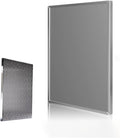 Kühlschrank Isolierplatte 40 x 60 cm - Edelstahl Wärmeschutz für Küchengeräte - Hitzeschild mit Halterung für geeignete Geräteflächen - Kompakte Schutzplatte für die Küche