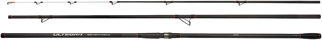 Shimano Ultegra J Surf Brandungsrute - 4,50 m Länge und 225 g Wurfgewicht - Dreiteilige Surf Angelrute - Für Brandungsangeln Küste und weite Würfe