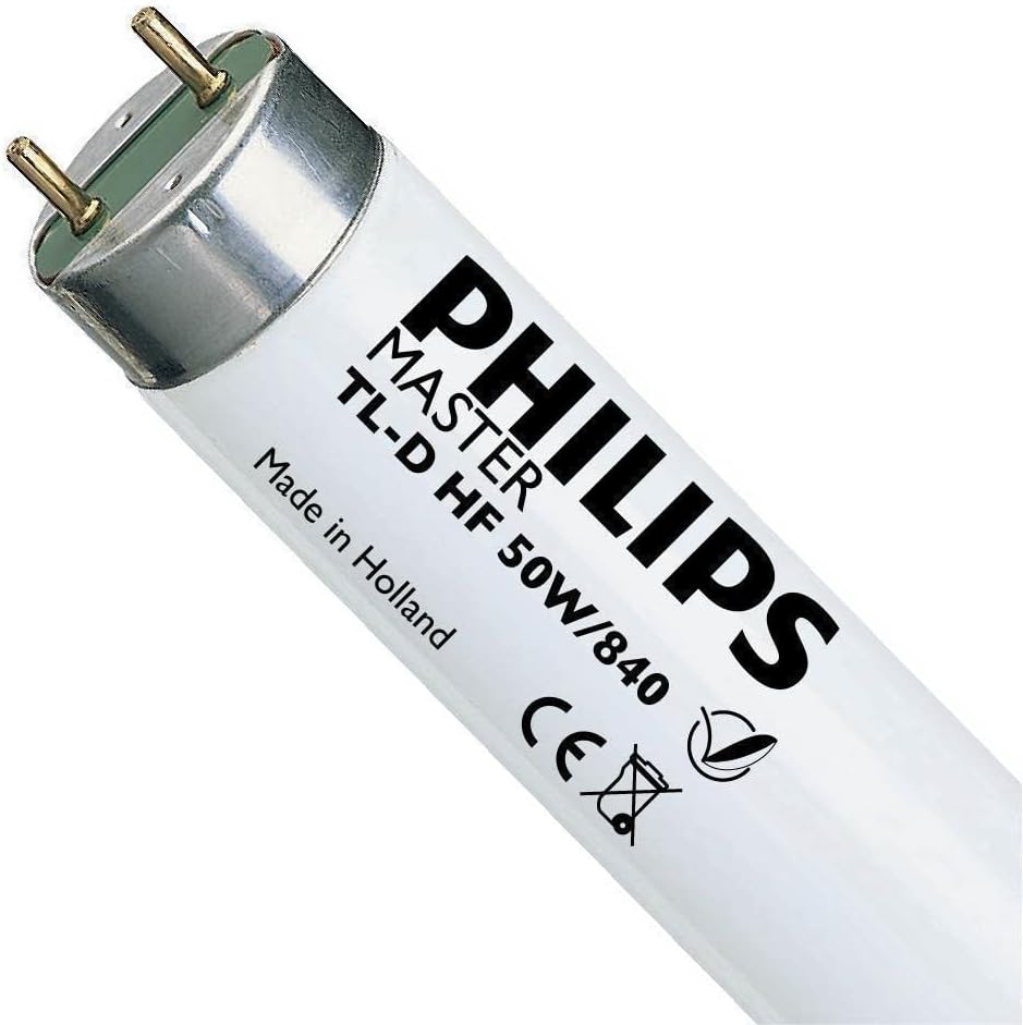 Philips TL D Leuchtstofflampe 50 W 840 HF - Modell 63159640 für kompatible Leuchten - Professionelles Leuchtmittel der Philips Lampen Serie - Für Innenbeleuchtung und gezielten Ersatzbedarf