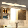 LED Spiegel Frontleuchte 71 cm - Wasserdichte Badleuchte mit verstellbarem Beleuchtungswinkel - Acryl und Edelstahl mit Dreifarblicht - Für Waschtisch Spiegel und Make up