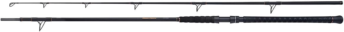 Shimano Beastmaster AX Catfish Wallerrute - 3 m Carbonrute bis 400 g - Zweiteilige dunkelgrüne Ausführung mit 480 g - Moderate Fast Aktion für Welsangeln