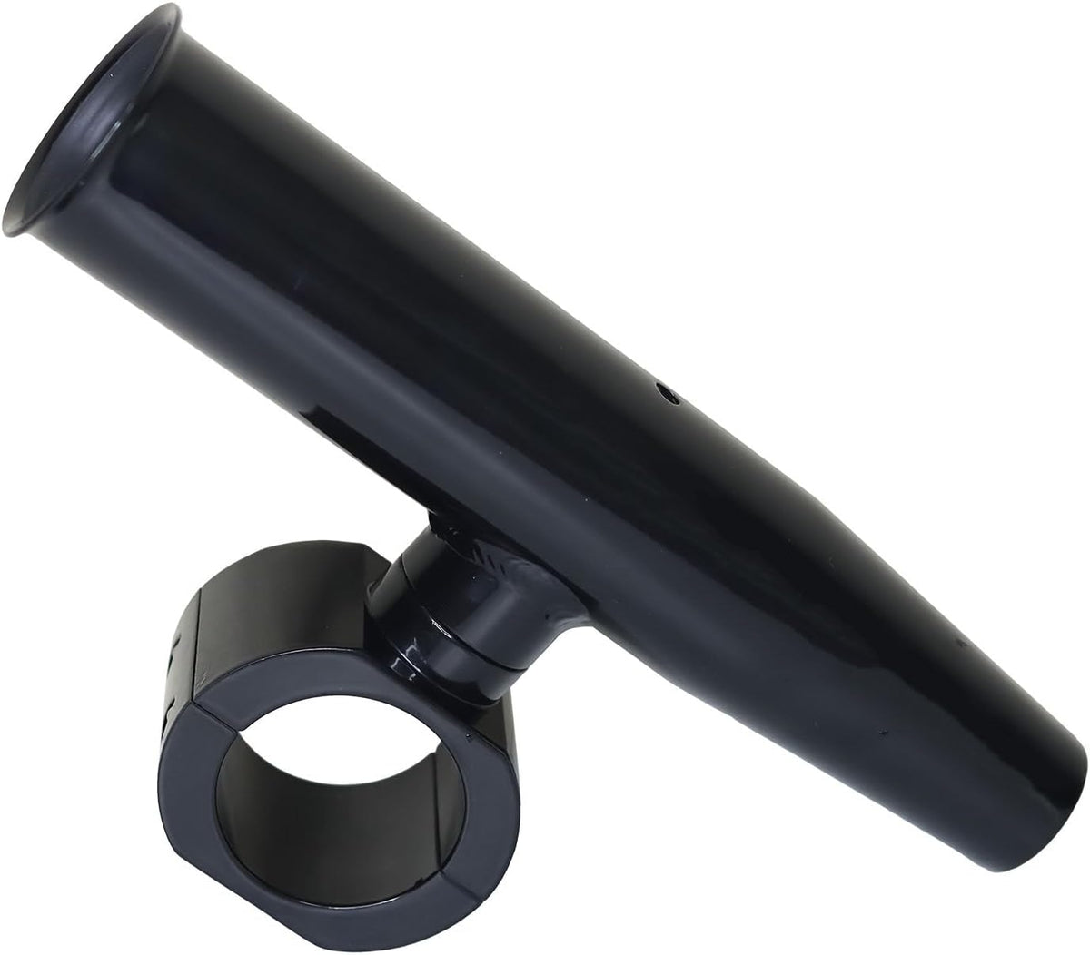 RAIDER T TOP Aluminium Rutenhalter - Einzelklemme für Rohre von 3,8 bis 5,1 cm - Horizontal oder vertikal montierbar - Für Bootsturm Pfosten und Schiene